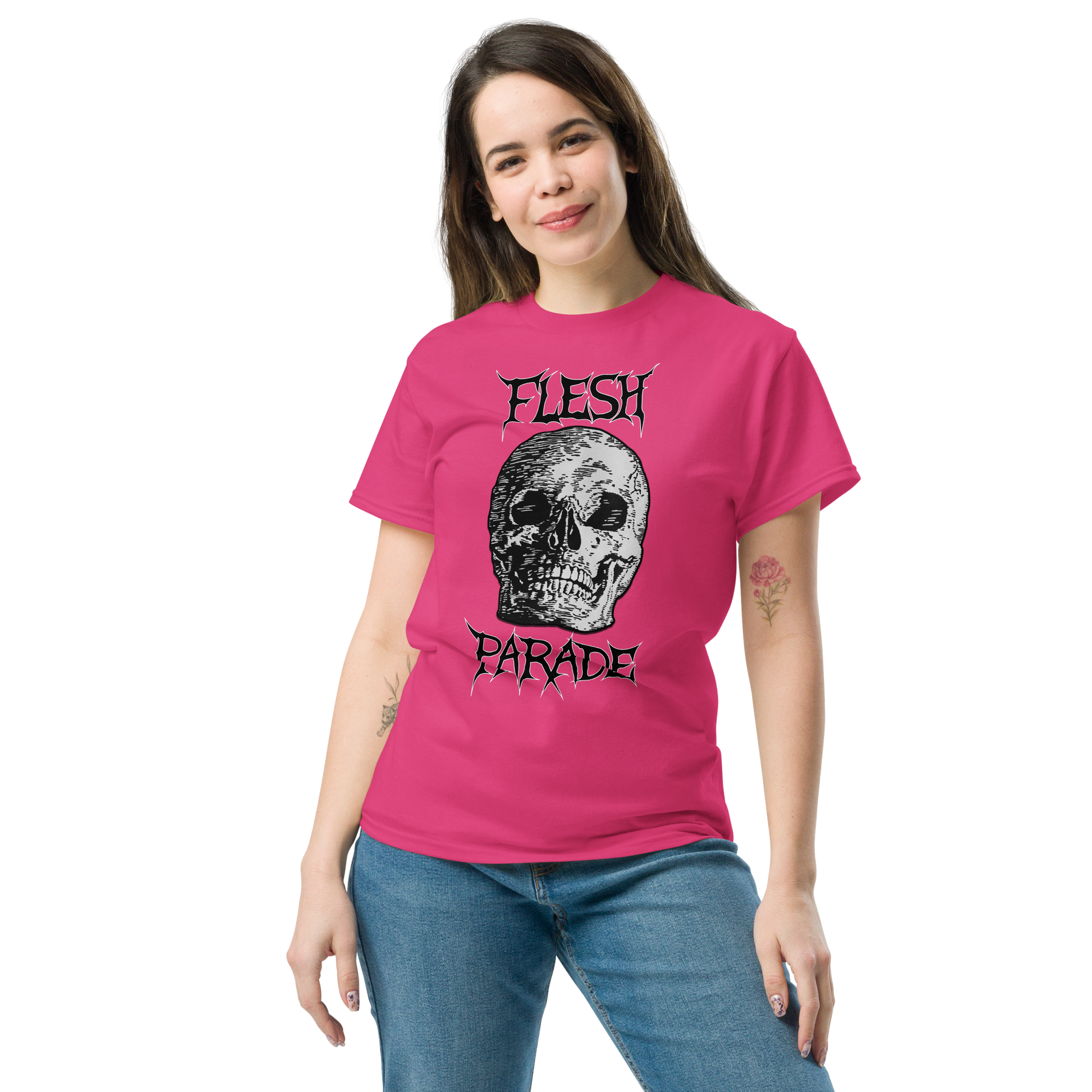 Flesh Parade "Skull" Shirt (Choose Color) - Mainstay Entertainment