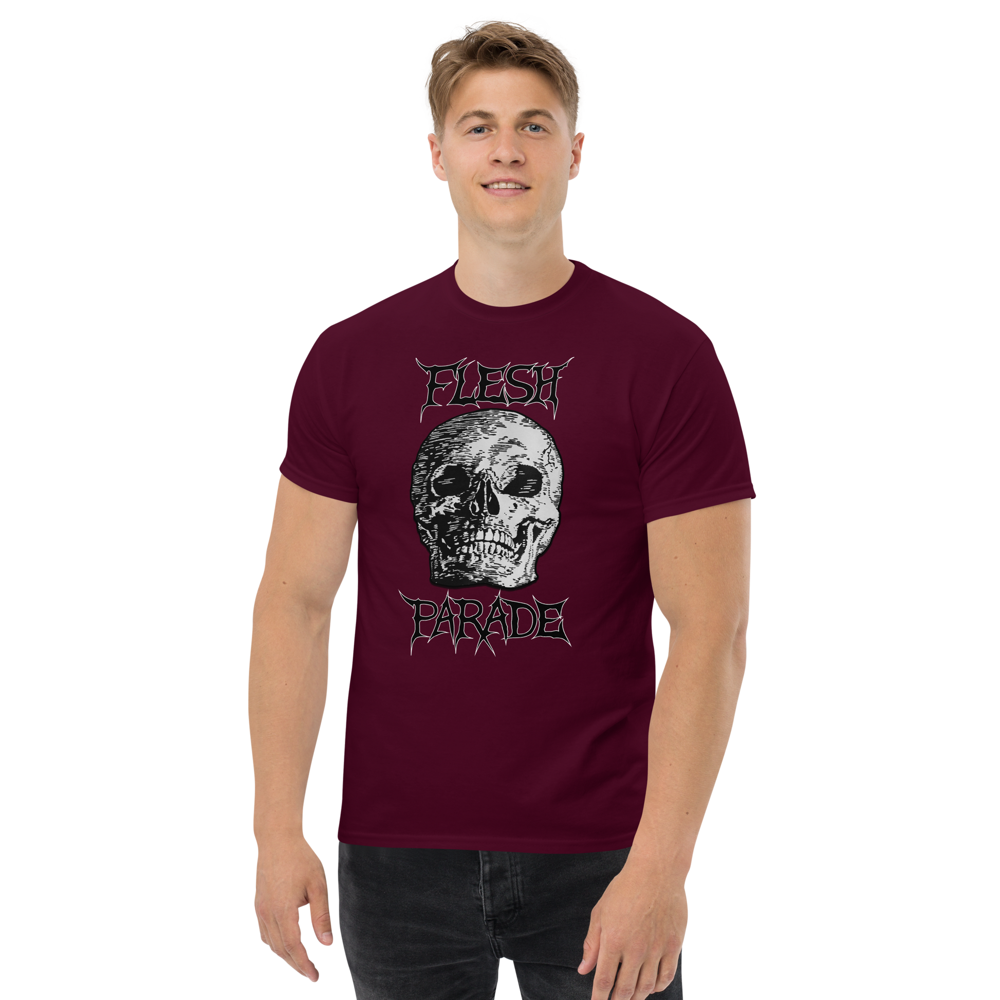 Flesh Parade "Skull" Shirt (Choose Color) - Mainstay Entertainment