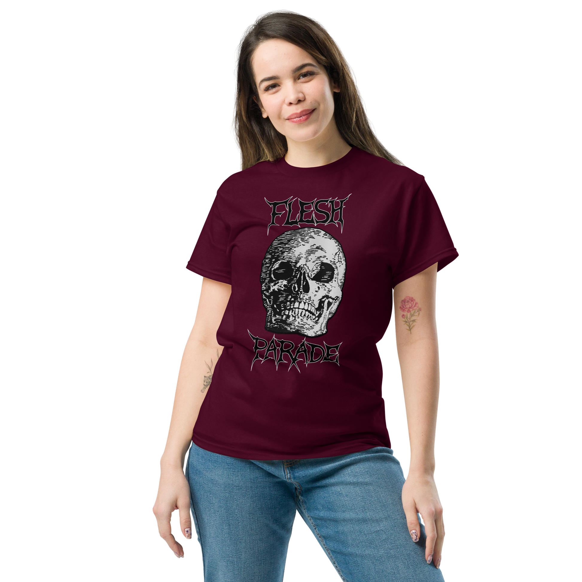 Flesh Parade "Skull" Shirt (Choose Color) - Mainstay Entertainment