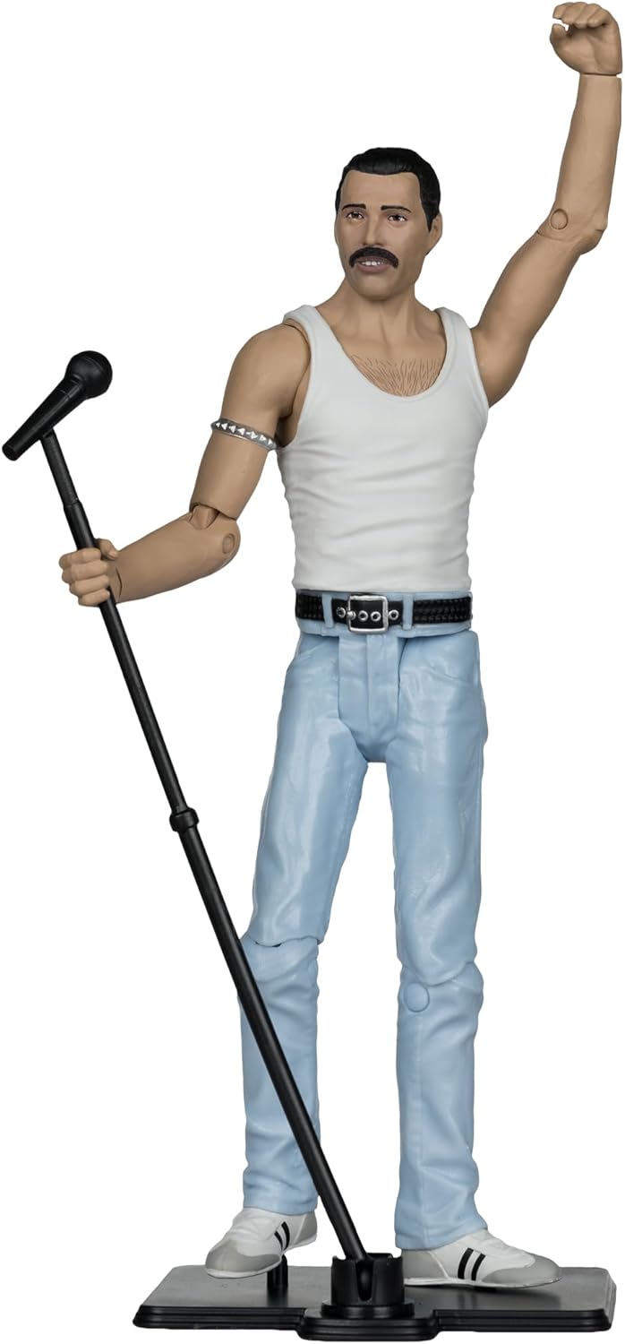 McFarlane Music Maniacs Queen Freddie Mercury Action Figure Limited Edition Rock Movie Heroes
