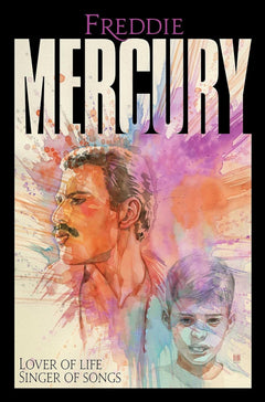 Freddie Mercury Shadows Illuminated Graphic Novel Book - Hardcover
