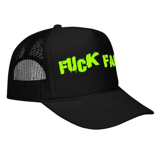 FUCK FACE - Logo Trucker Hat Horror Pain Gore Death Productions Shop