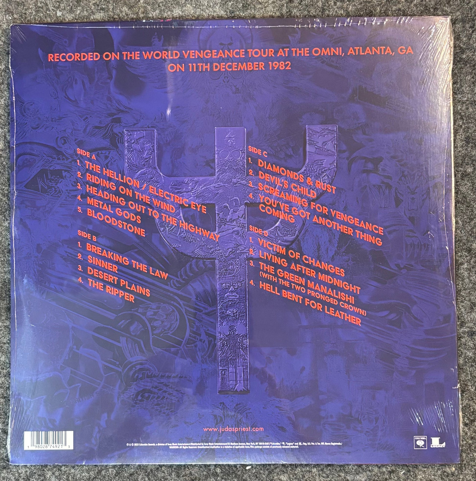 Judas Priest "Live In Atlanta '82" 2x Vinyl