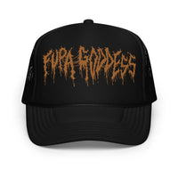 FUPA GODDESS - Logo Trucker Hat Horror Pain Gore Death Productions Shop