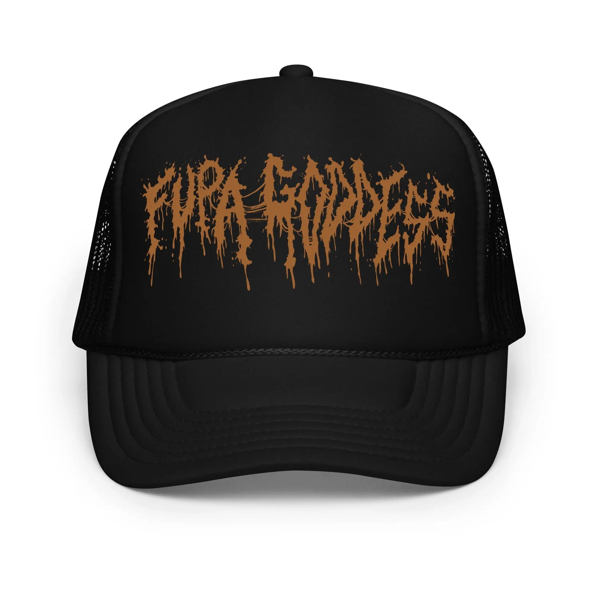 FUPA GODDESS - Logo Trucker Hat Horror Pain Gore Death Productions Shop