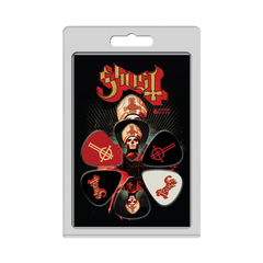 Ghost "Papa Emeritus III, Logo & Grucifix" 6 Pack of Guitar Picks
