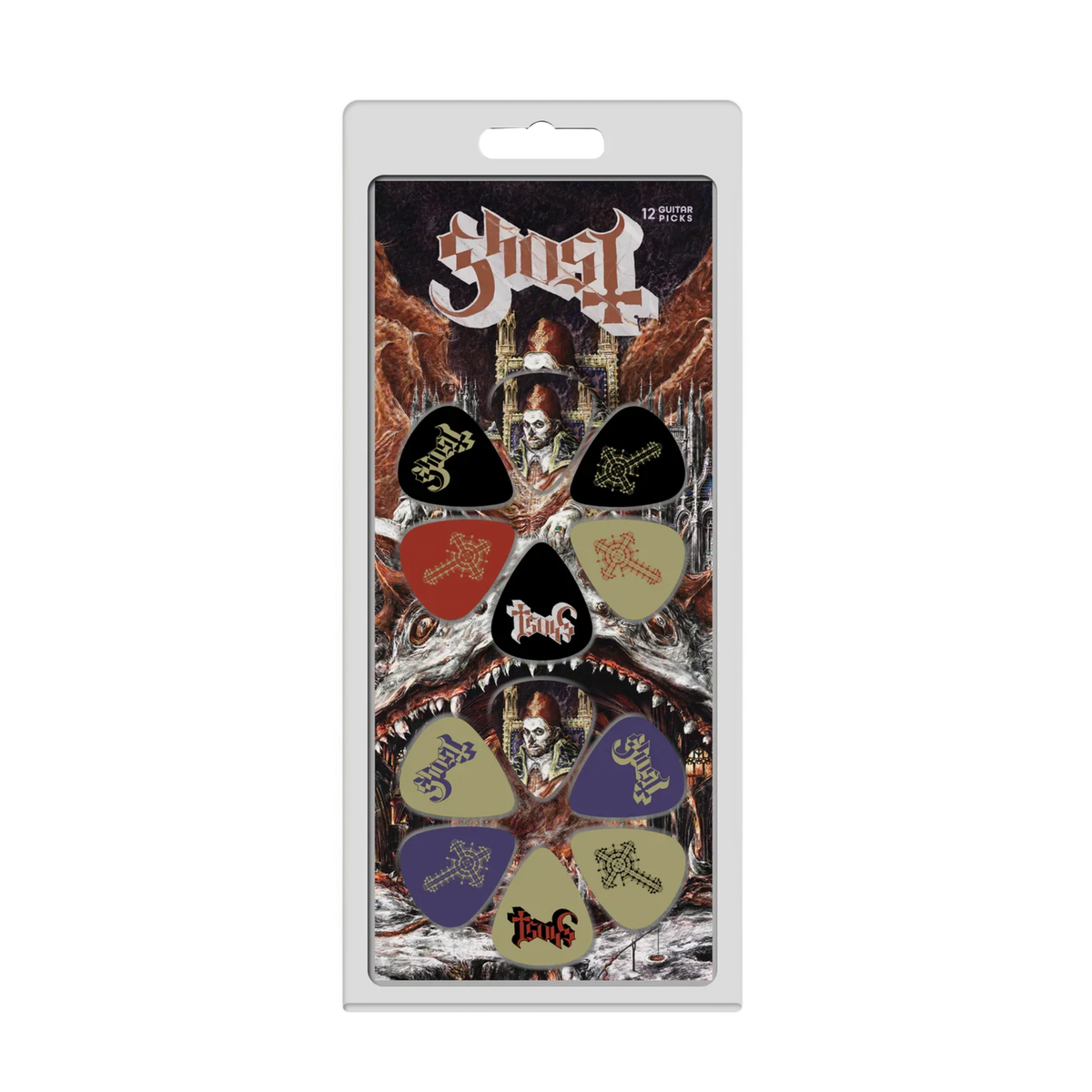 Ghost "Prequelle" Guitar Picks - 12 Pack Revolver Magazine