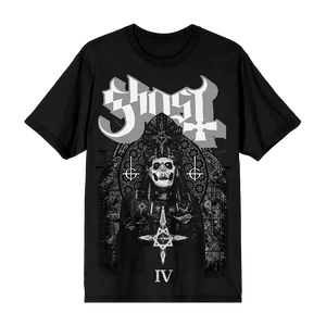 GHOST “STAINED GLASS” LIMITED EDITION EXCLUSIVE T-SHIRT Revolver Magazine