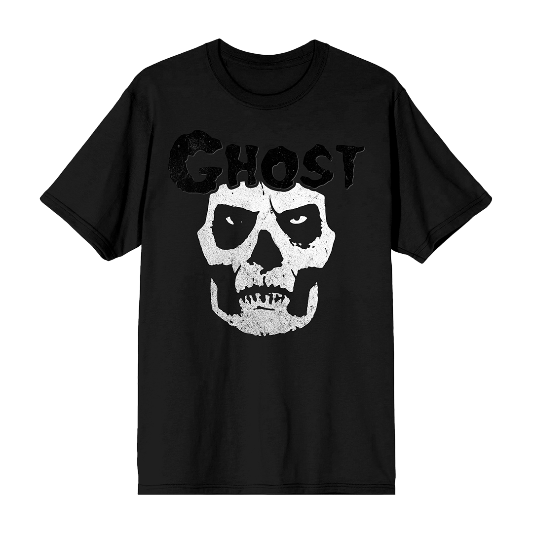 GHOST “BLACK PUFF SKULL” LIMITED EDITION EXCLUSIVE T-SHIRT Revolver Magazine