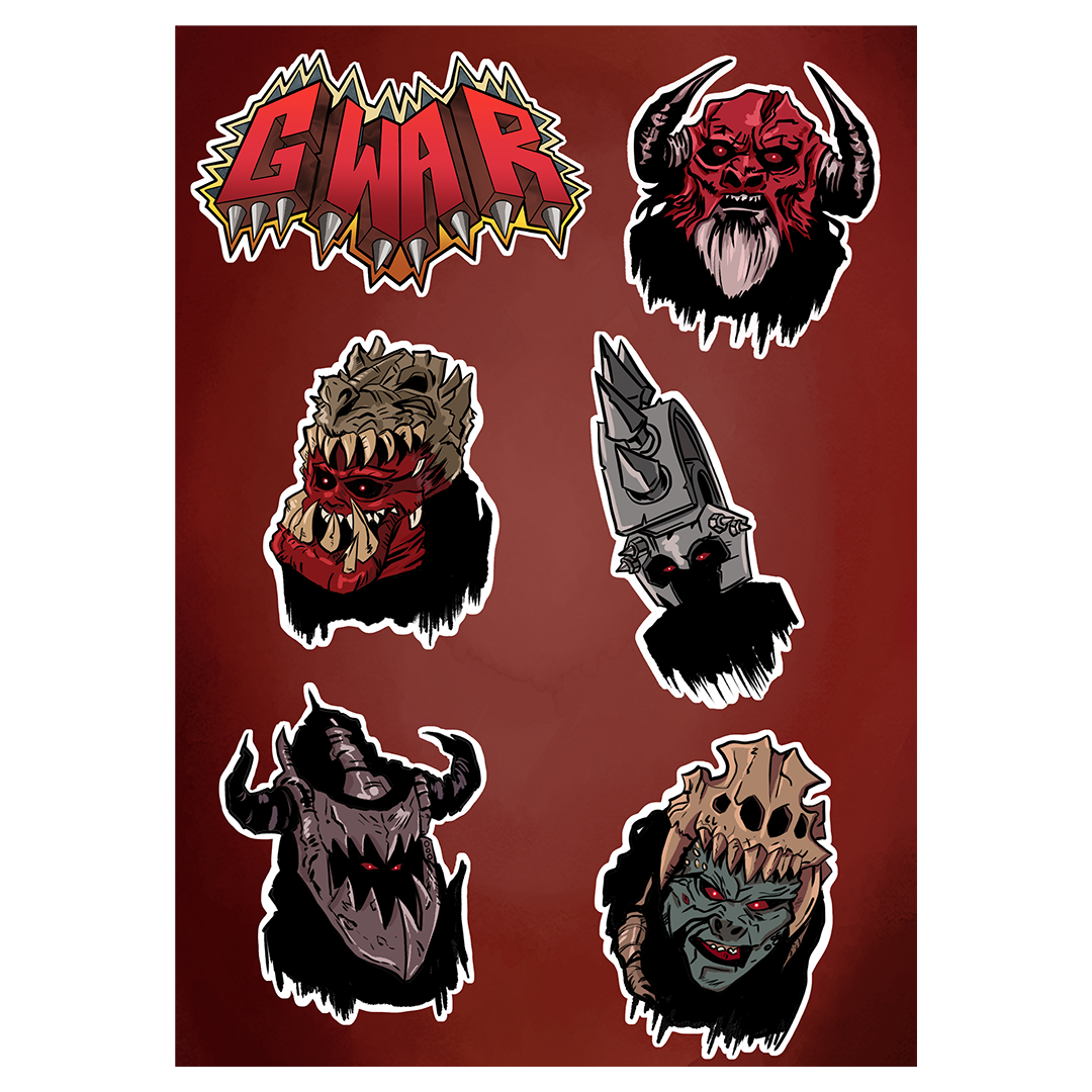 GWAR "In The Duoverse of Absurdity (SIGNED)" Super Deluxe Hard Cover Book Bundle - Mainstay Entertainment