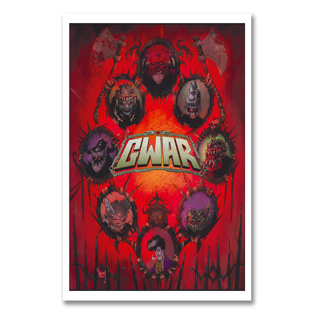 GWAR "In The Duoverse of Absurdity (SIGNED)" Super Deluxe Hard Cover Book Bundle - Mainstay Entertainment