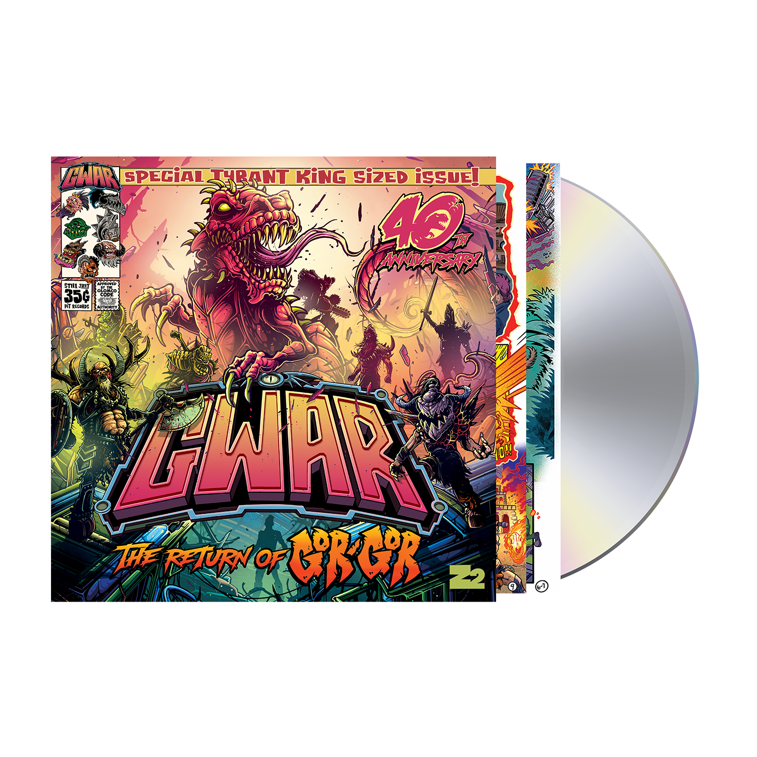 GWAR "The Return of Gor Gor" CD - Mainstay Entertainment