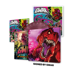 GWAR "The Return of Gor Gor" [Signed Platinum Edition Comic Book + Vinyl LP] (Limited Edition Fruit Punch) - Mainstay Entertainment