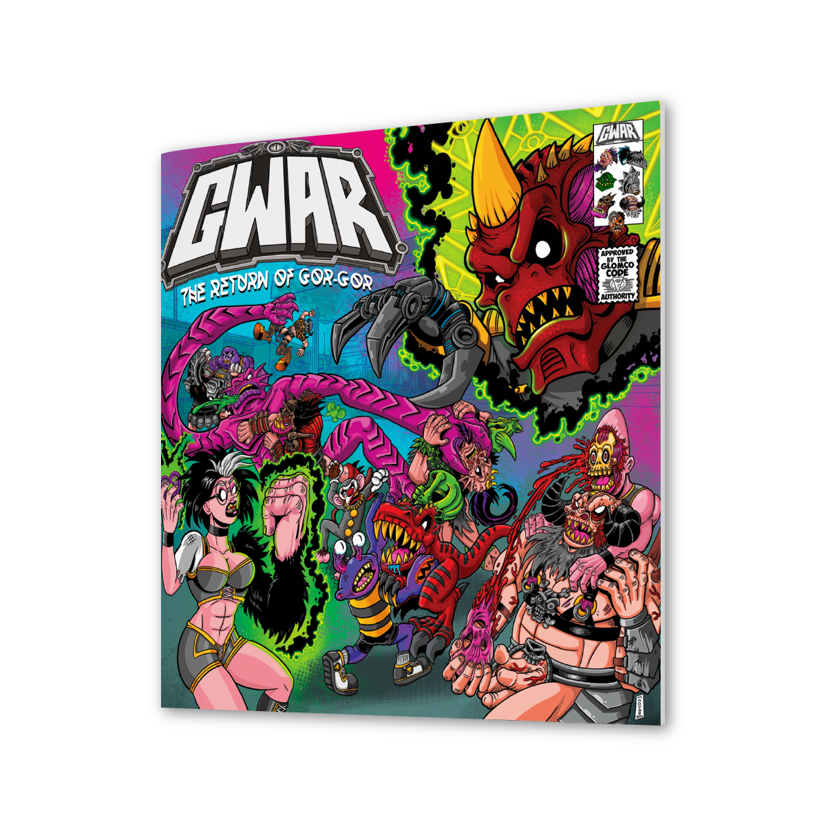GWAR: "The Return of Gor Gor" [Deluxe Comic Book + Vinyl LP] (Limited Edition Evergreen)