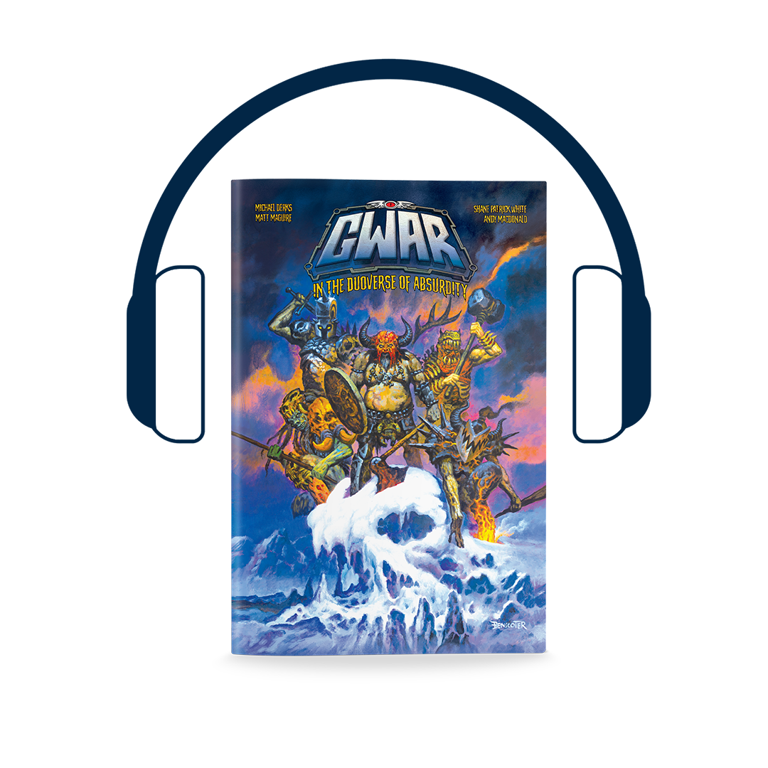 GWAR "In The Duoverse of Absurdity (SIGNED)" Super Deluxe Hard Cover Book Bundle