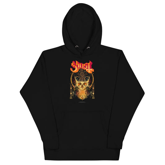 Ghost - Flaming Logo Hoodie - Mainstay Entertainment