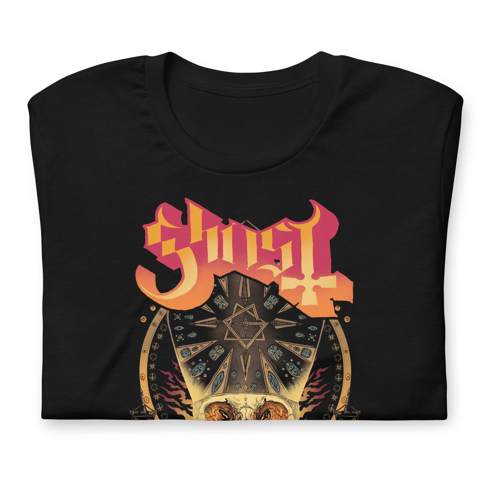 Ghost - Flaming Logo T-Shirt - Mainstay Entertainment