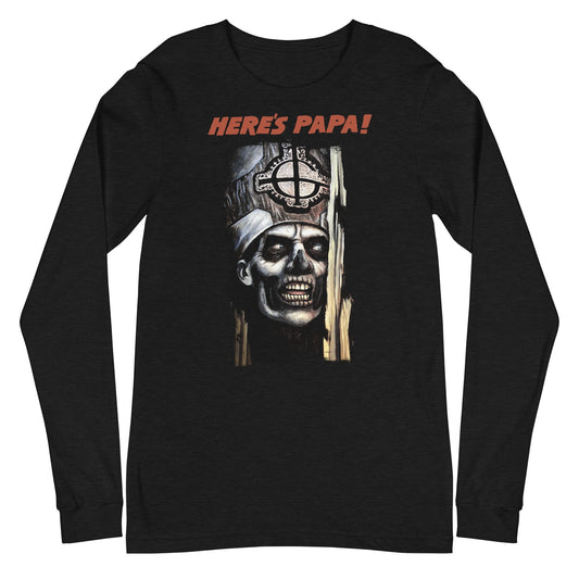 Ghost - Here's Papa Long Sleeve T-Shirt - Mainstay Entertainment