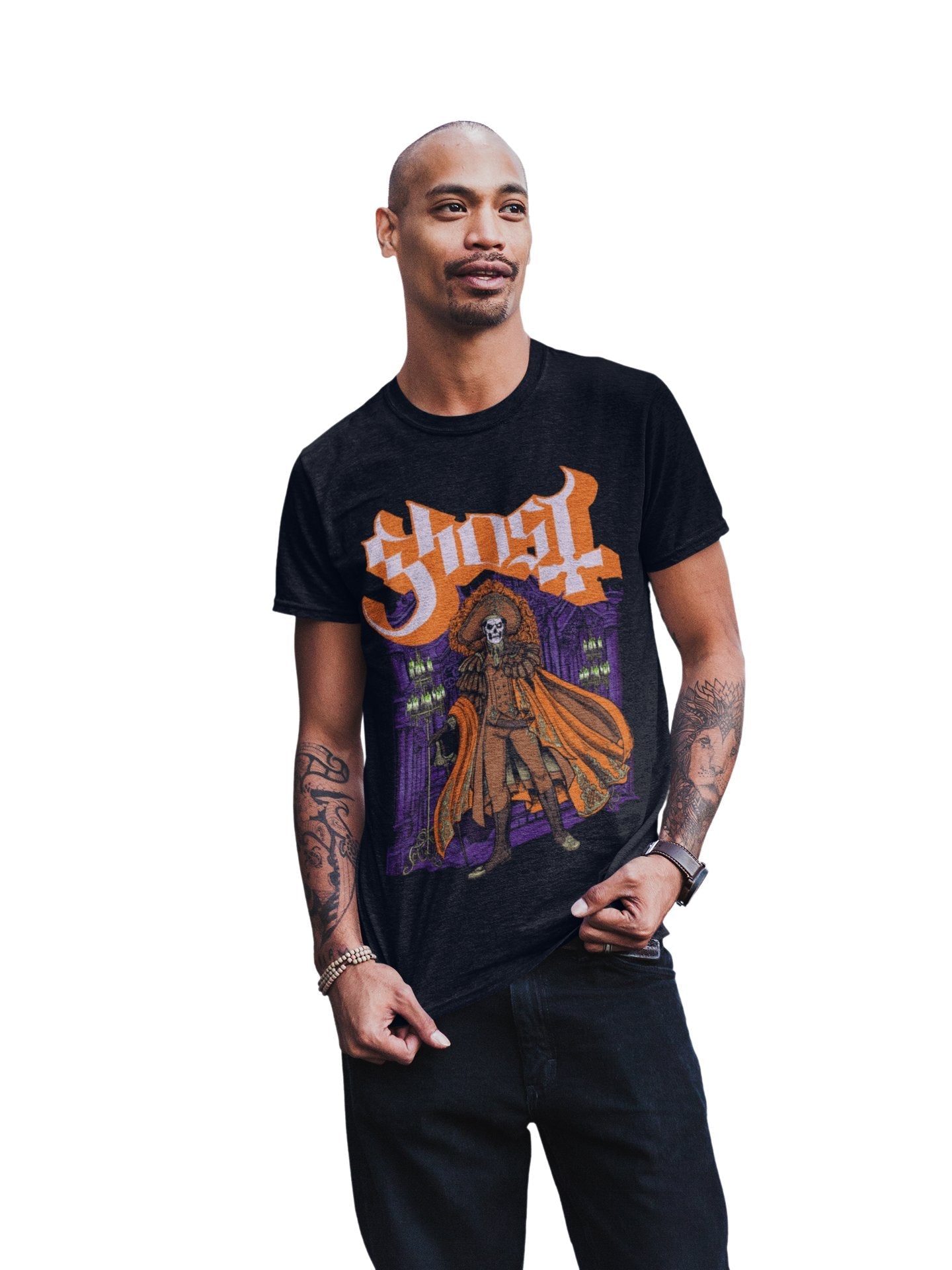 Ghost - Orange Cape T-Shirt - Mainstay Entertainment