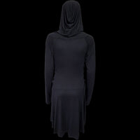 Gothic Elegance "Black Widow Gothic Hooded" Long Sleeve Dress - Mainstay Entertainment