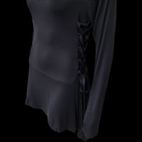 Gothic Elegance "Black Widow Gothic Hooded" Long Sleeve Dress - Mainstay Entertainment
