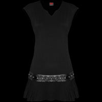Gothic Rock "Stud Waist" Mini Dress - Mainstay Entertainment