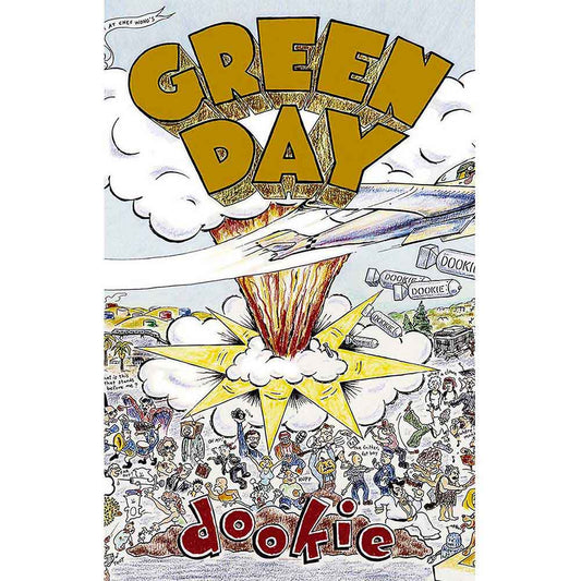 Green Day - Dookie Textile Poster Flag Rock Movie Heroes
