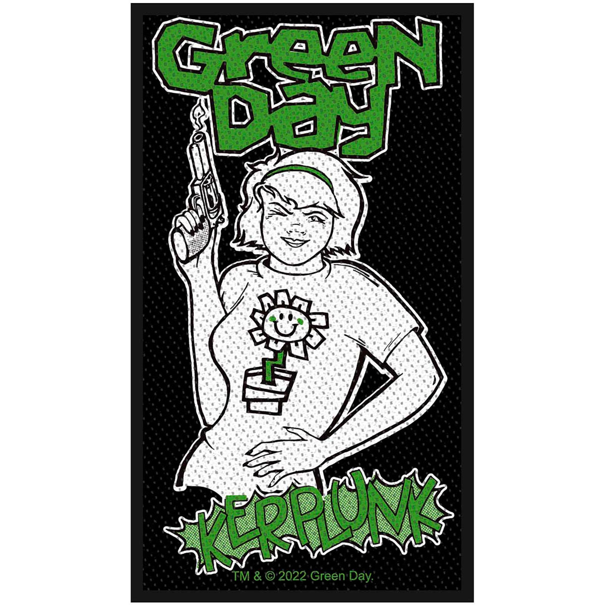 Green Day Kerplunk - Patch Woven Sew On Applique Rock Movie Heroes