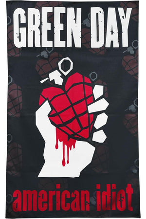 Green Day - American Idiot Textile Poster Flag Rock Movie Heroes