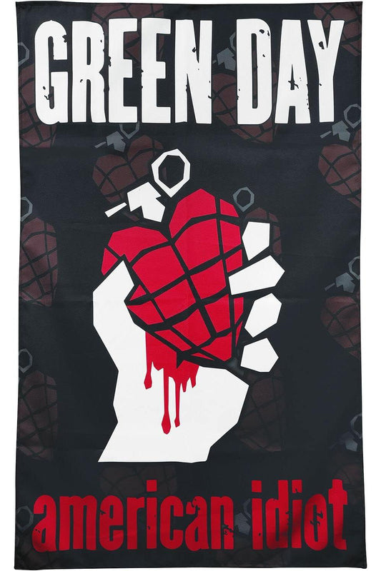Green Day - American Idiot Textile Poster Flag Rock Movie Heroes
