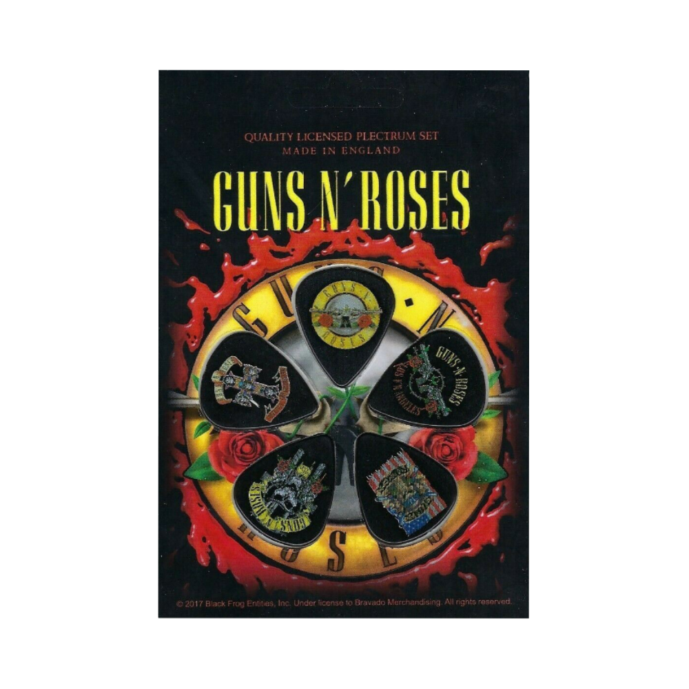 Guns N' Roses "Set of 5" Licensed Guitar Picks - Mainstay Entertainment
