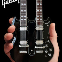 Guns N' Roses "Slash - Gibson 1966 EDS-1275 Aged Doubleneck" Licensed Mini Guitar - Mainstay Entertainment