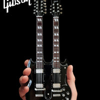 Guns N' Roses "Slash - Gibson 1966 EDS-1275 Aged Doubleneck" Licensed Mini Guitar - Mainstay Entertainment