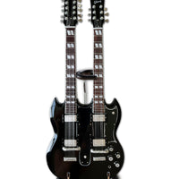 Guns N' Roses "Slash - Gibson 1966 EDS-1275 Aged Doubleneck" Licensed Mini Guitar - Mainstay Entertainment