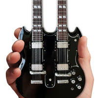 Guns N' Roses "Slash - Gibson 1966 EDS-1275 Aged Doubleneck" Licensed Mini Guitar - Mainstay Entertainment