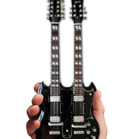 Guns N' Roses "Slash - Gibson 1966 EDS-1275 Aged Doubleneck" Licensed Mini Guitar - Mainstay Entertainment