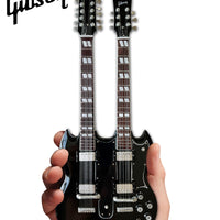 Guns N' Roses "Slash - Gibson 1966 EDS-1275 Aged Doubleneck" Licensed Mini Guitar - Mainstay Entertainment