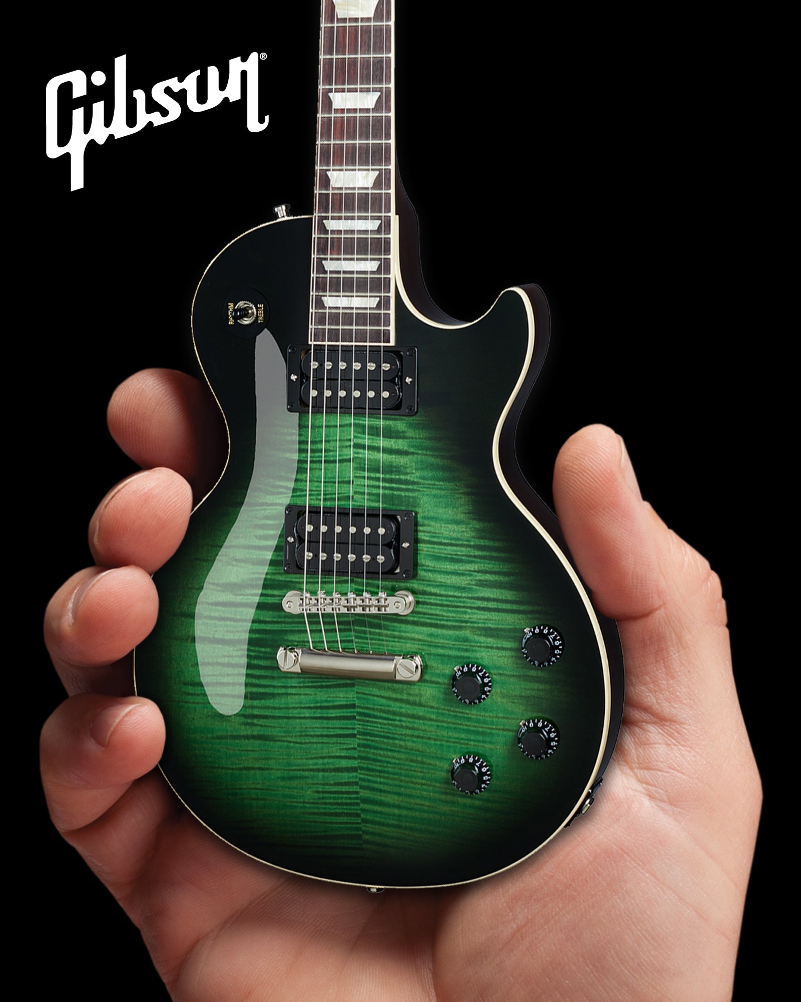 Guns N' Roses "Slash - Gibson Les Paul Standard Anaconda Burst" Licensed Mini Guitar - Mainstay Entertainment