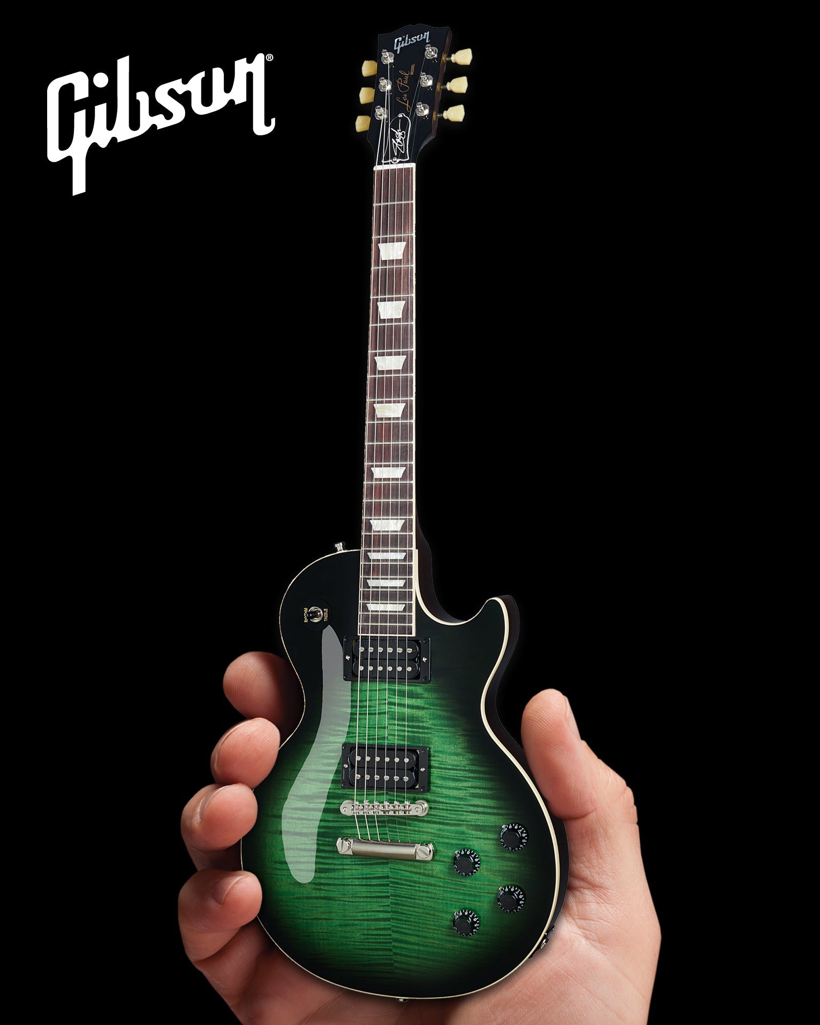 Guns N' Roses "Slash - Gibson Les Paul Standard Anaconda Burst" Licensed Mini Guitar - Mainstay Entertainment