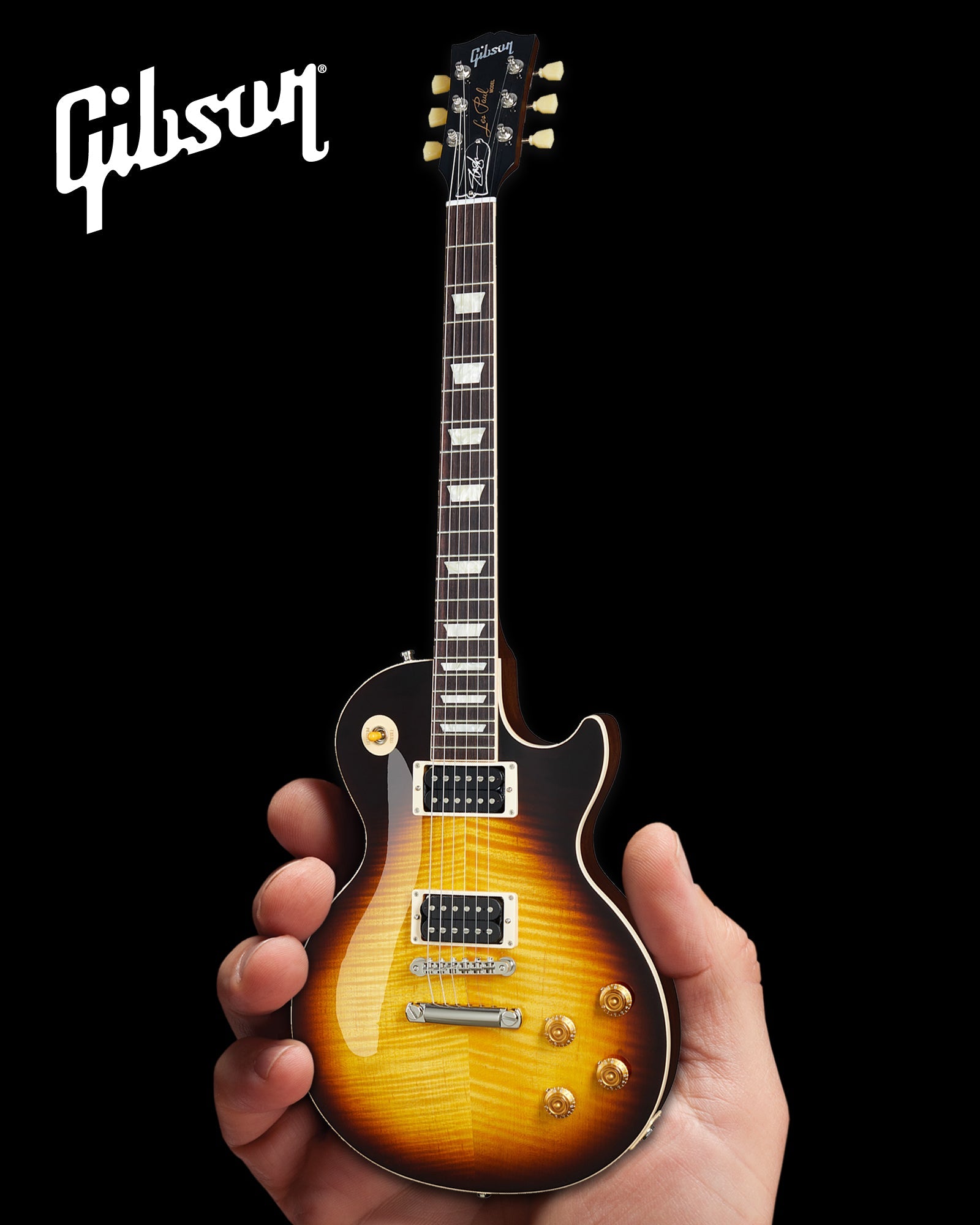 Guns N' Roses "Slash - Gibson Les Paul Standard November Burst" Licensed Mini Guitar - Mainstay Entertainment