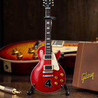 Guns N' Roses "Slash - Gibson Les Paul Standard Translucent Cherry" Limited 4-Album Edition Licensed Mini Guitar - Mainstay Entertainment
