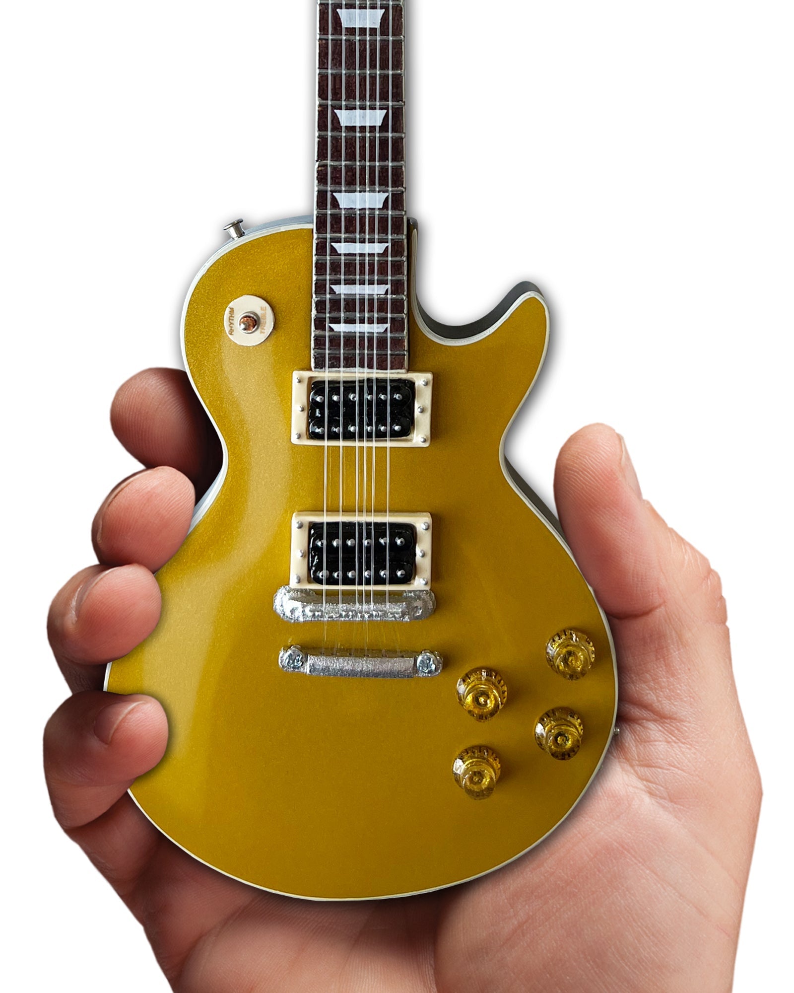 Guns N' Roses "Slash - Gibson Les Paul Standard Victoria Goldtop" Licensed Mini Guitar - Mainstay Entertainment