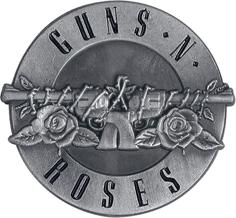Guns N Roses - Bullet Logo Pin Badge Rock Movie Heroes
