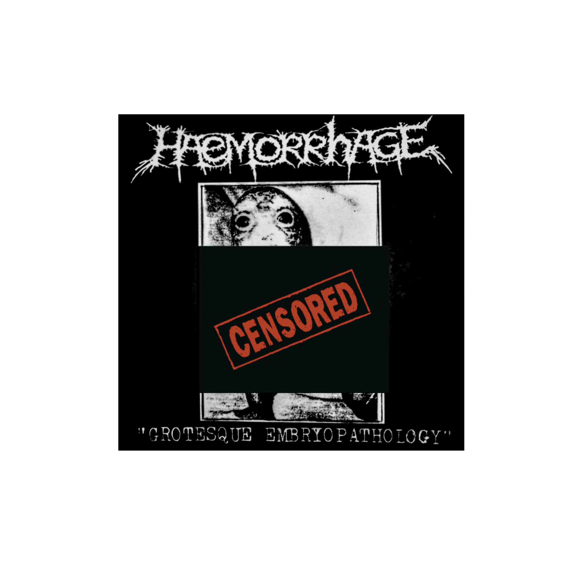 Haemorrhage "Grotesque Embryopathology" CD Sleeve