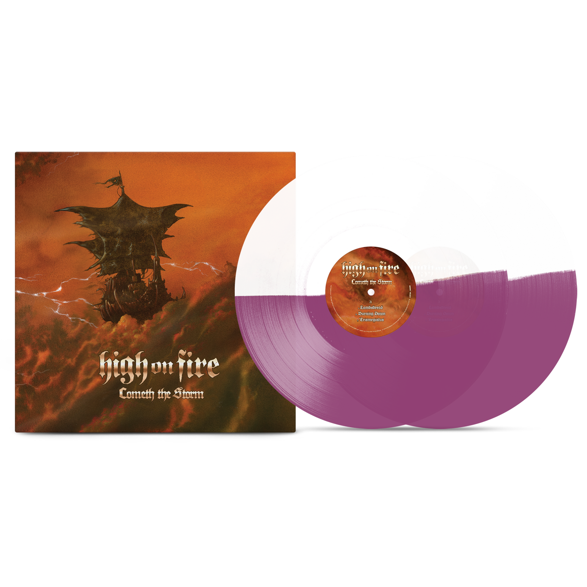 High On Fire "Cometh The Storm" Half/Half  Vinyl