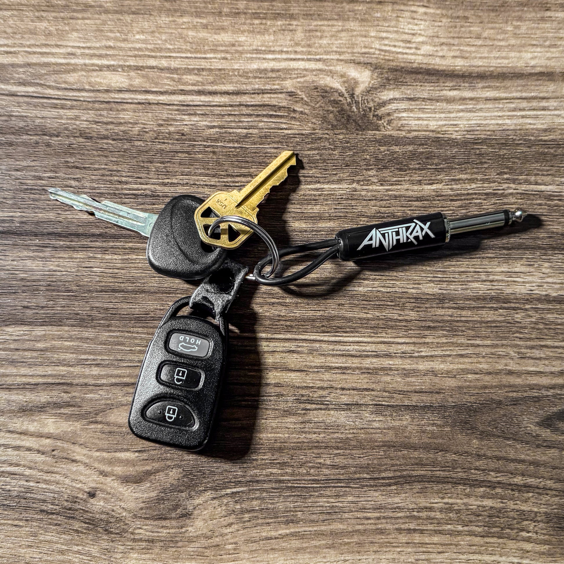 Anthrax "Logo" Guitar Plug Keychain
