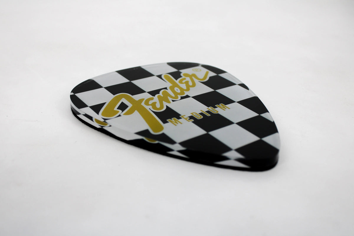 Fender Guitar Pick Shaped Coasters (Set of 4) Pluginz Keychains