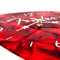 Fender Guitar Pick Wall Clock x Red Pluginz Keychains