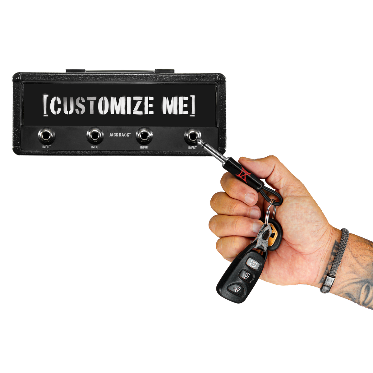 Ice Nine Kills IX Guitar Plug Keychain Pluginz Keychains