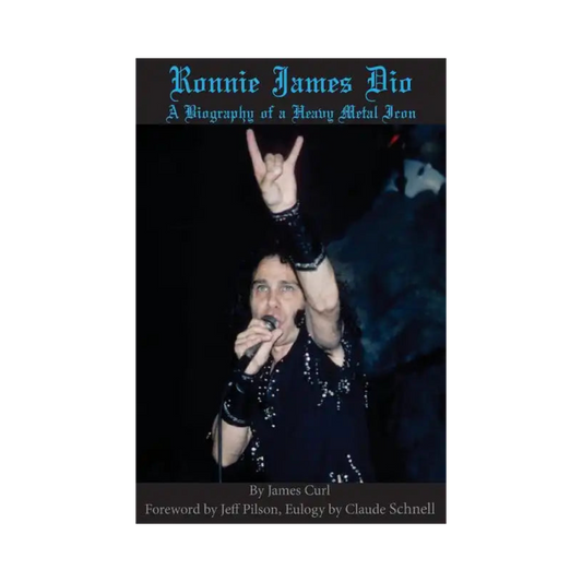 Ronnie James Dio "A Biography of a Heavy Metal Icon" Soft Cover Book